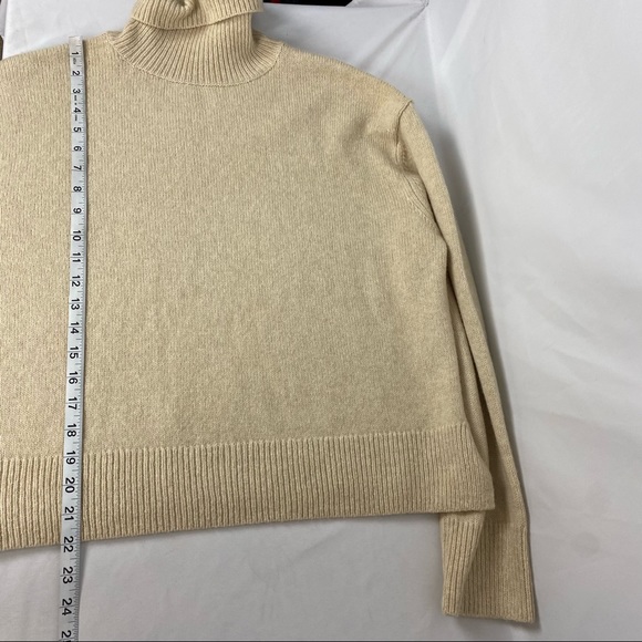 JENNI KAYNE Atlas Turtleneck Sweater in Wheat tan brown cream - Picture 13 of 13
